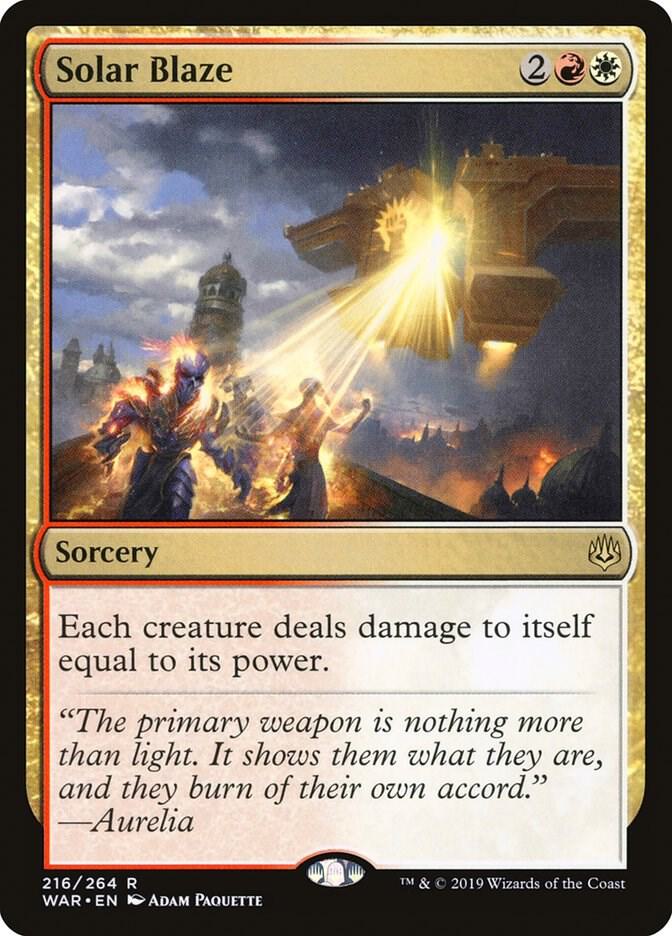 MTG Solar Blaze - War of the Spark