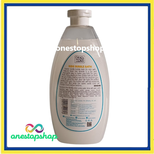 Dead Sea Collection Kids Bubble Bath Sweet Vanilla 1L