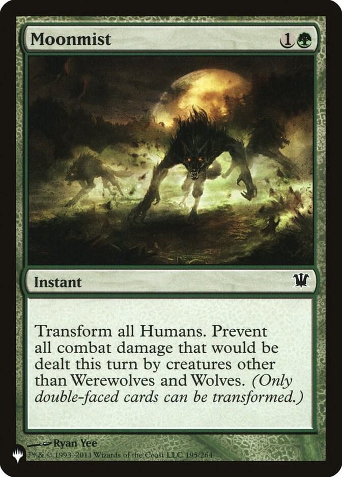 MTG Moonmist - The List Reprints