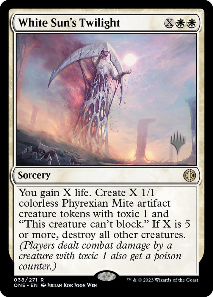MTG White Sun's Twilight - Promo Pack: Phyrexia: All Will Be One