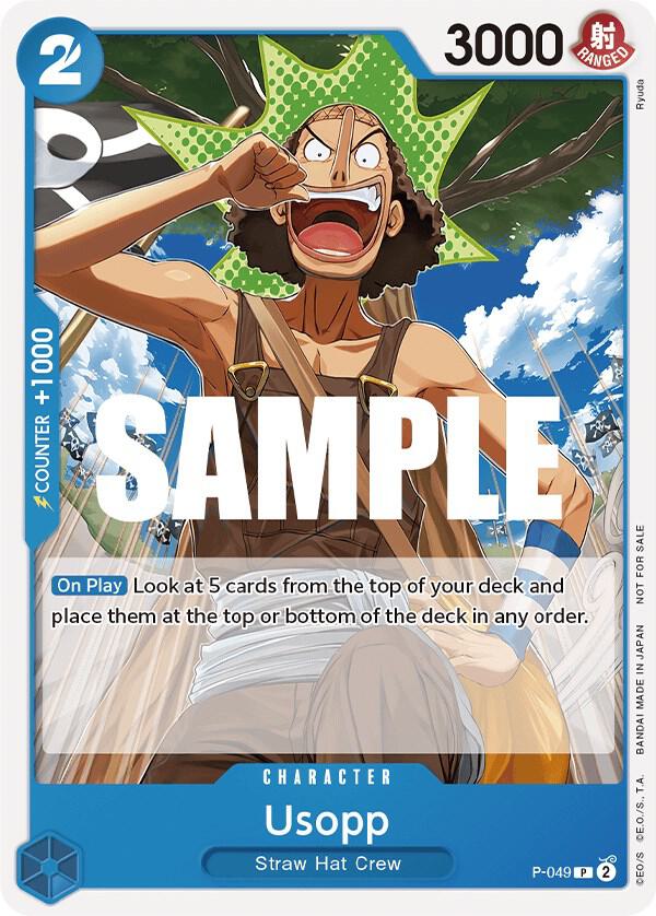 ONE PIECE Usopp One Piece Promotion Cards JAP