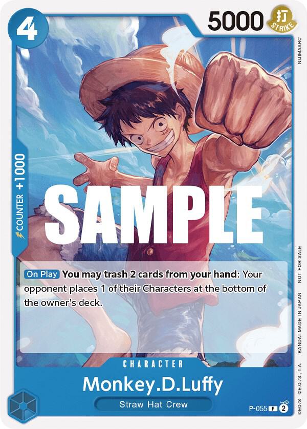 ONE PIECE Monkey.D.Luffy (055) - One Piece Promotion Cards JAP