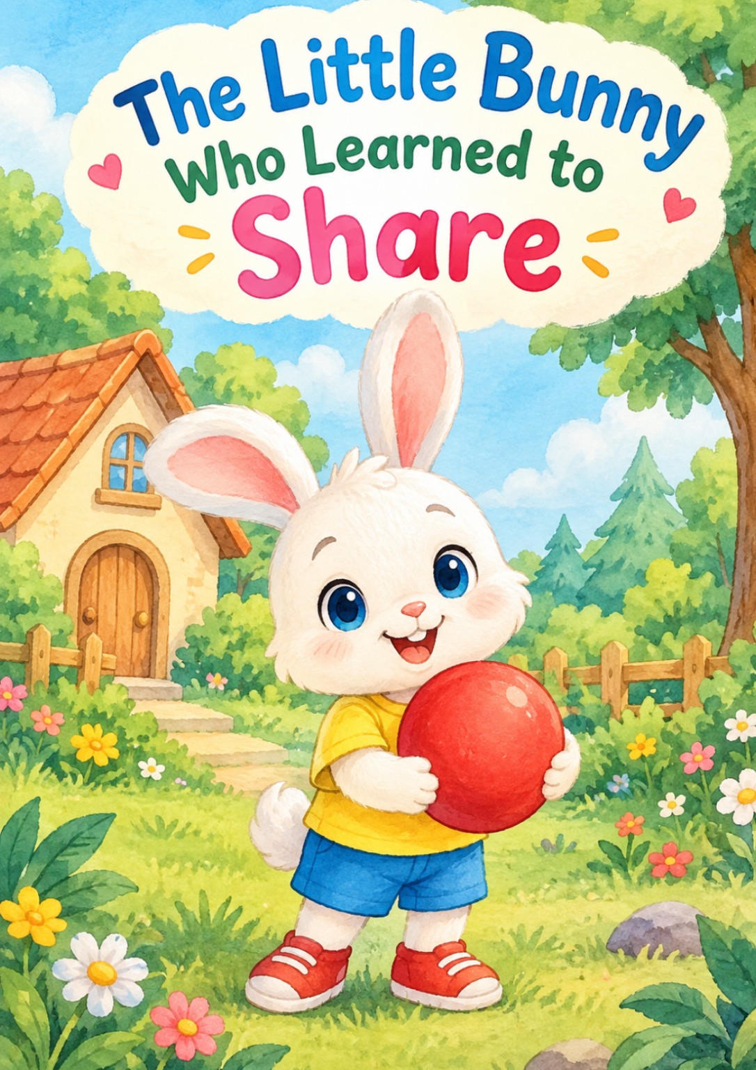 The Little Bunny Who Learned to Share