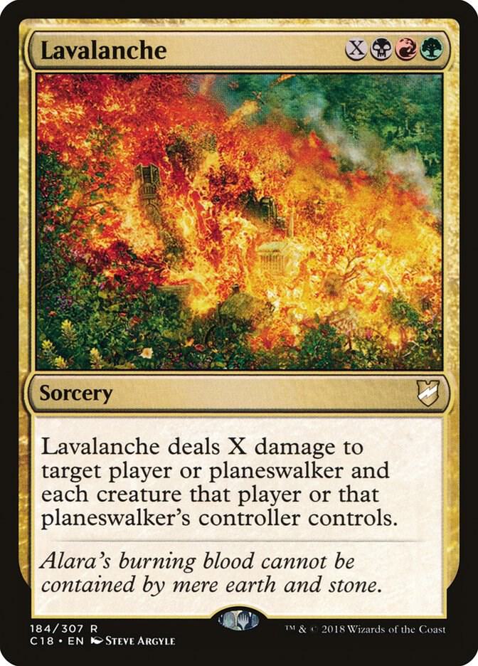 MTG Lavalanche - Commander 2018