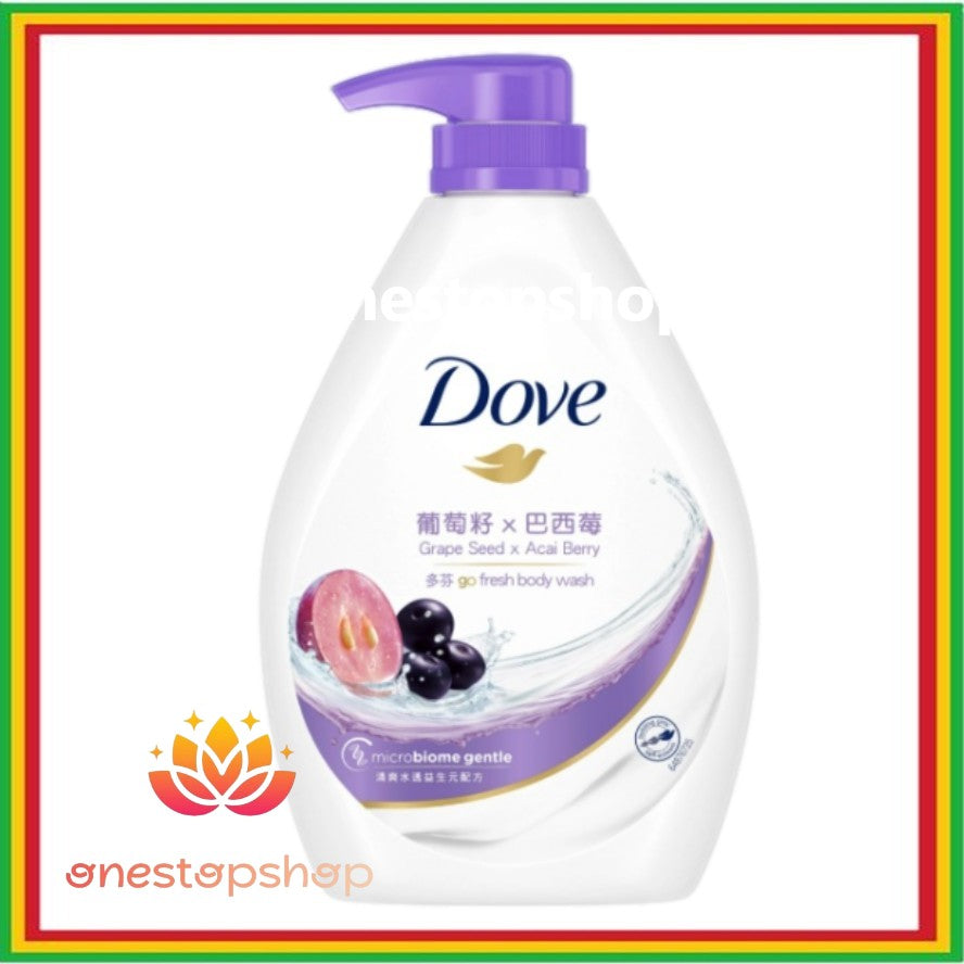 Dove Body Wash Grape Seed & Acai Berry 1000g