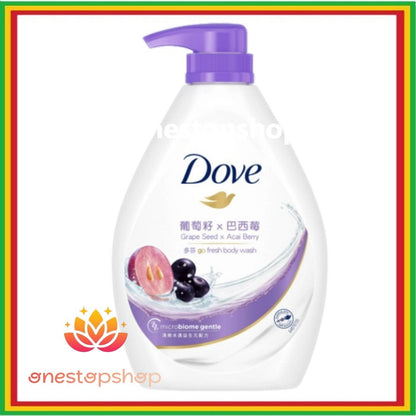 Dove Body Wash Grape Seed & Acai Berry 1000g