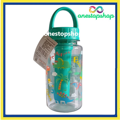 Kids Dinosaur Print Water Bottle 400mL