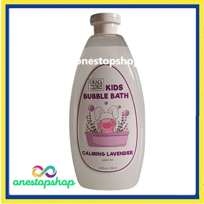 Dead Sea Collection Kids Bubble Bath Calming Lavender 1L