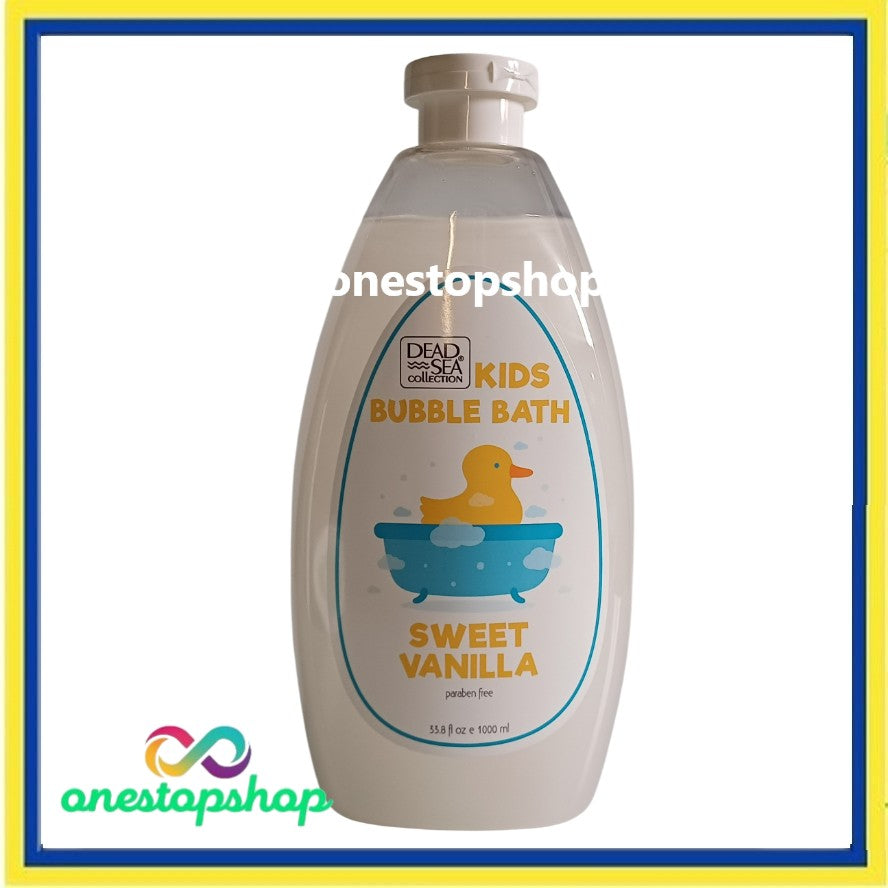 Dead Sea Collection Kids Bubble Bath Sweet Vanilla 1L