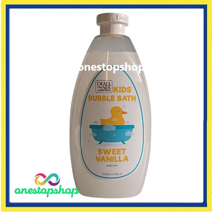 Dead Sea Collection Kids Bubble Bath Sweet Vanilla 1L