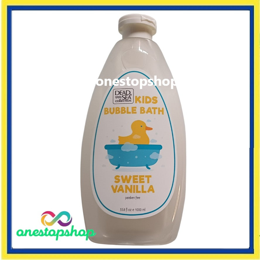Dead Sea Collection Kids Bubble Bath Sweet Vanilla 1L
