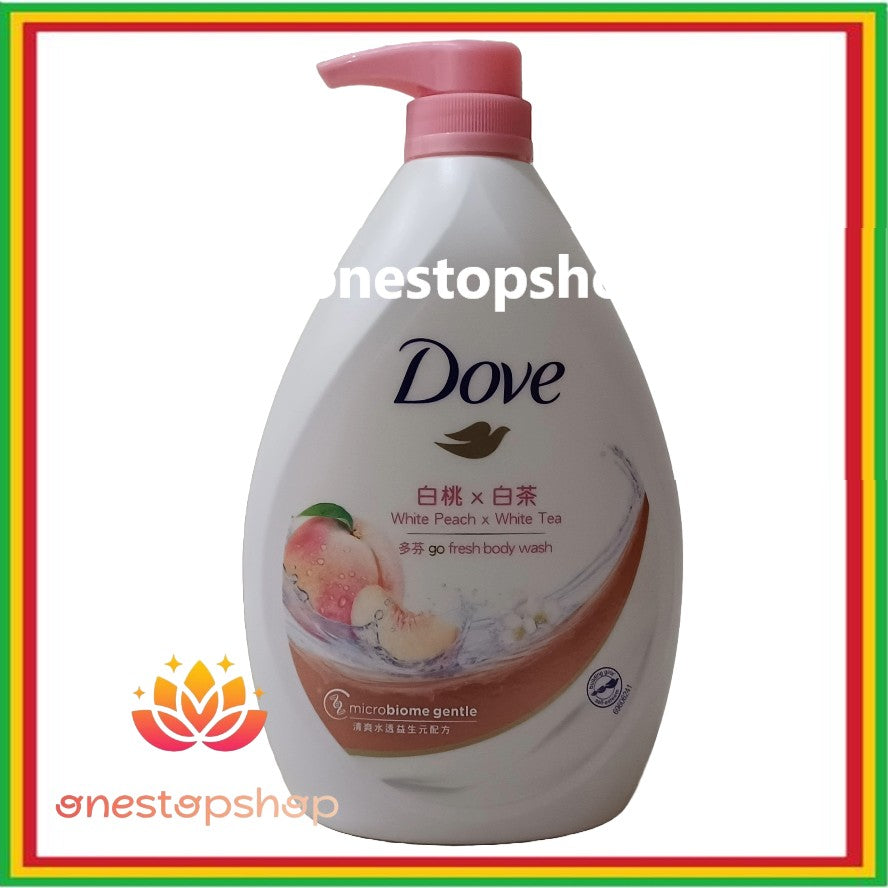 Dove Go Fresh White Peach + White Tea Body Wash 1000mL
