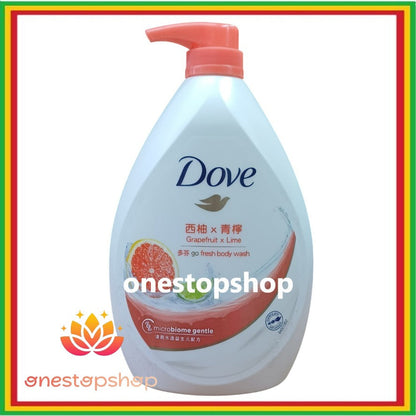 Dove Go Fresh Grapefruit & Lime Body Wash 1000mL