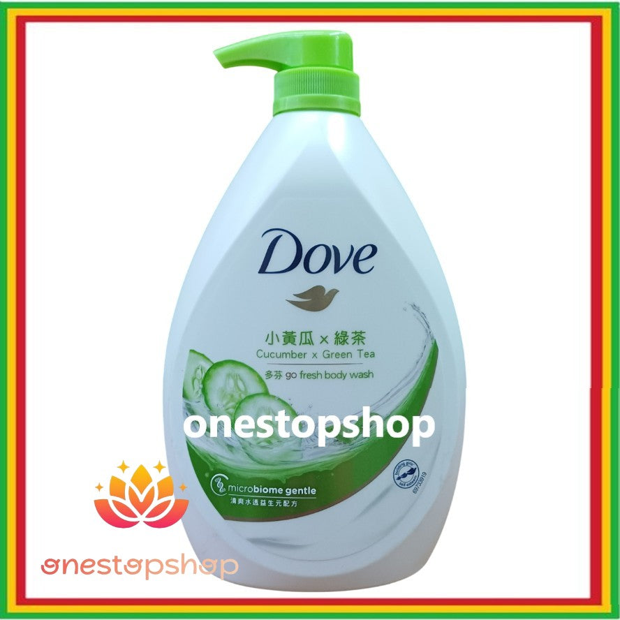 Dove Go Fresh Cucumber and Green Tea Body Wash 1000mL