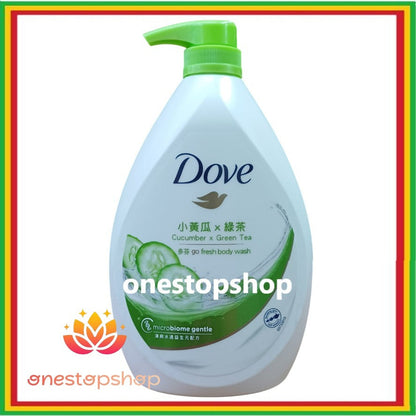 Dove Go Fresh Cucumber and Green Tea Body Wash 1000mL