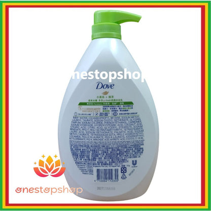 Dove Go Fresh Cucumber and Green Tea Body Wash 1000mL