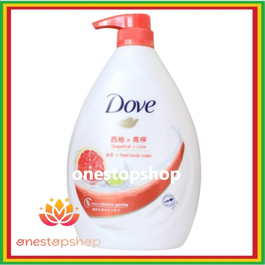 Dove Go Fresh Grapefruit & Lime Body Wash 1000mL