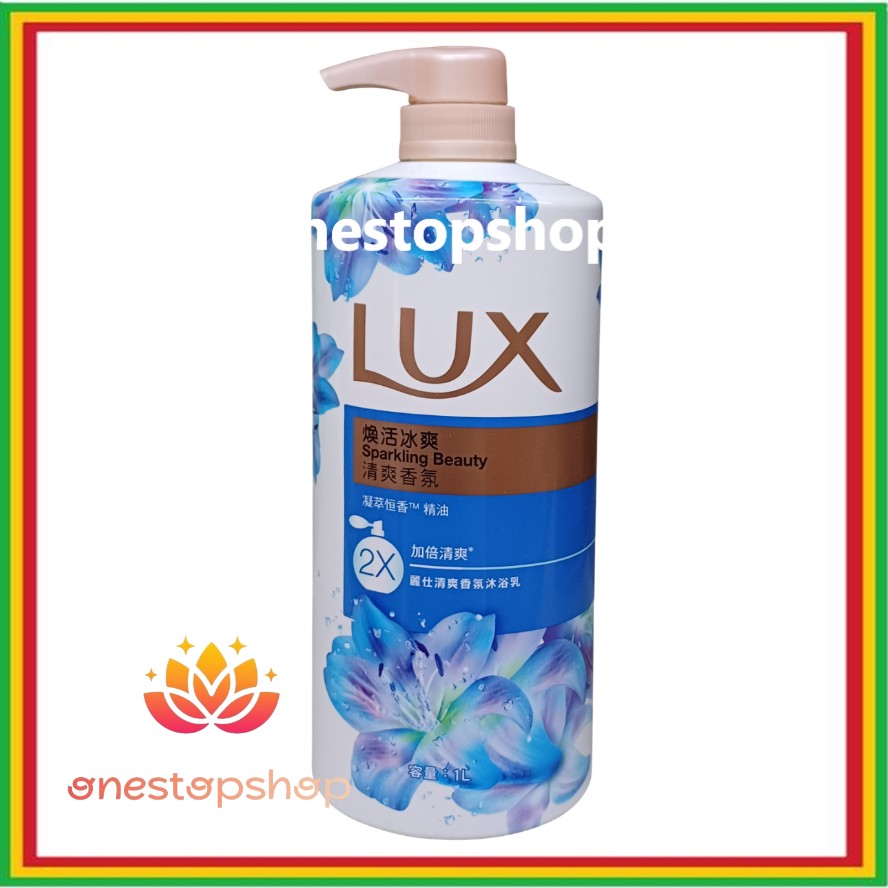 Lux Sparkling Beauty Soap Body Wash 1000mL