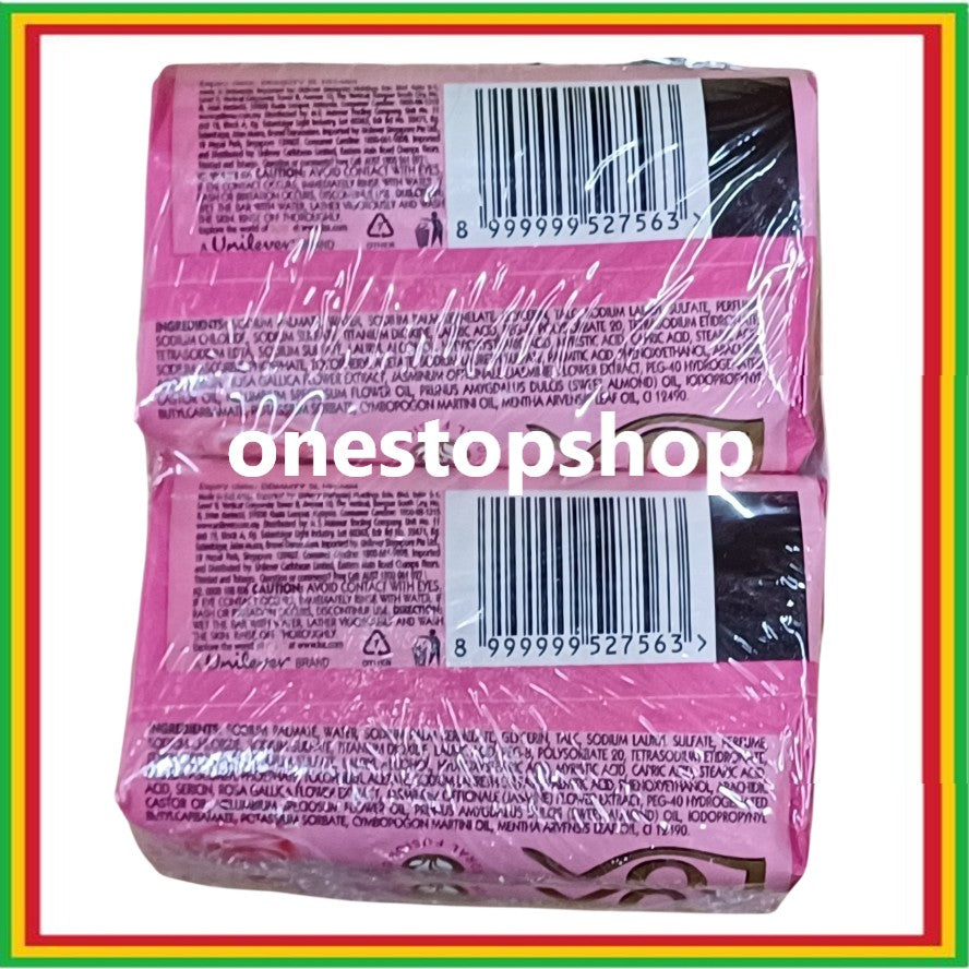 LUX Soft Touch French Rose & Almond Oil Soft Soap 4 x70g