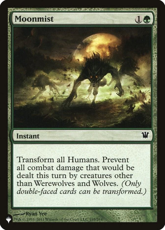 MTG Moonmist - The List Reprints