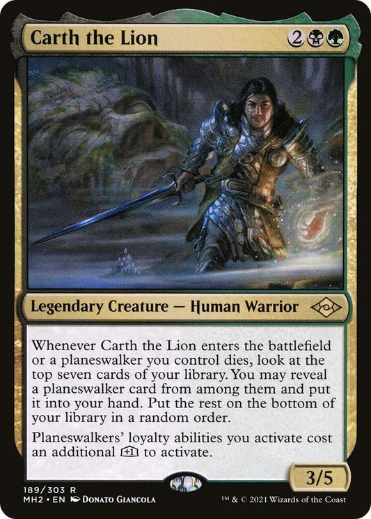 MTG Carth the Lion - Modern Horizons 2