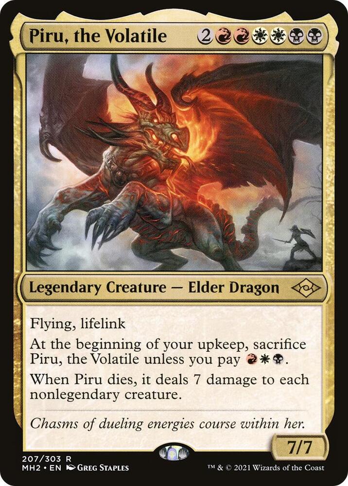 MTG Piru, the Volatile - Modern Horizons 2
