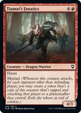 MTG Tiamat's Fanatics - Commander Legends: Battle for Baldur's Gate