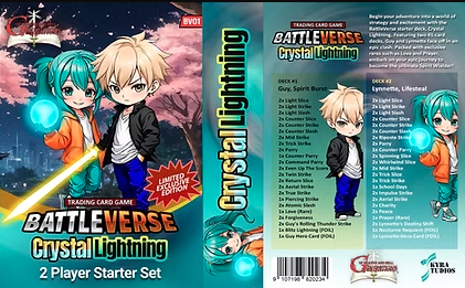 GENERATION OF HEAVEN AND HELL Battleverse Crystal Lightning 2 player starter set SEALED