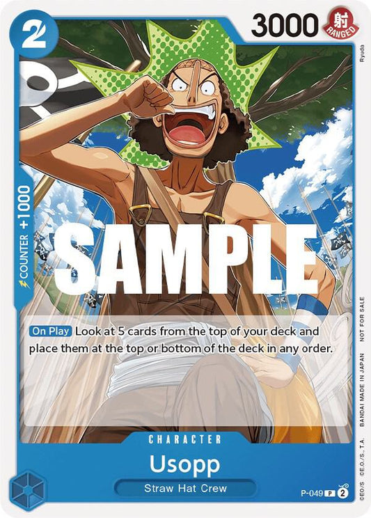 ONE PIECE Usopp One Piece Promotion Cards JAP