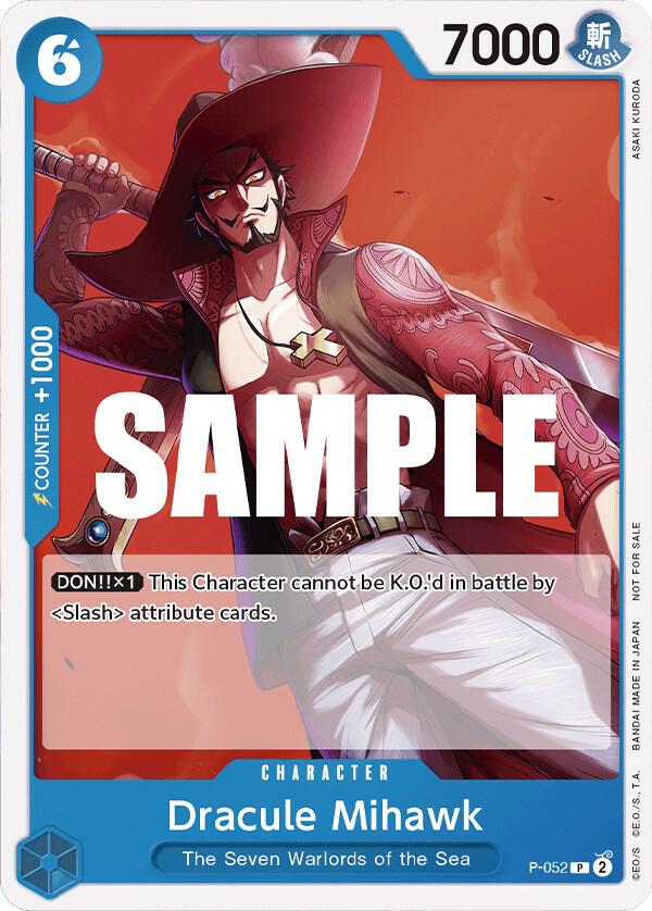 ONE PIECE Dracule Mihawk One Piece Promotion Cards JAP