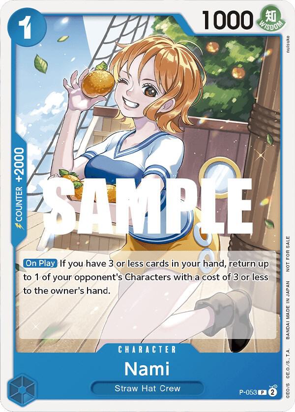 ONE PIECE Nami One Piece Promotion Cards JAP