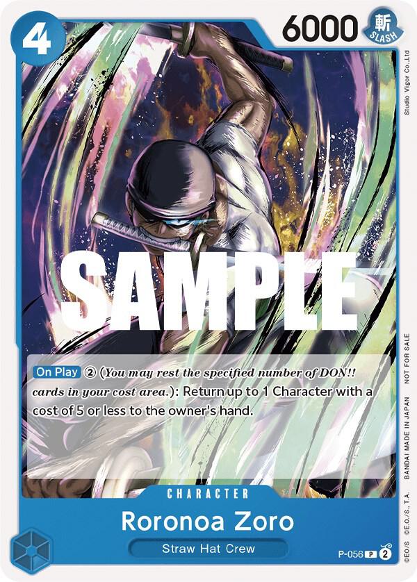 ONE PIECE Roronoa Zoro One Piece Promotion Cards JAP