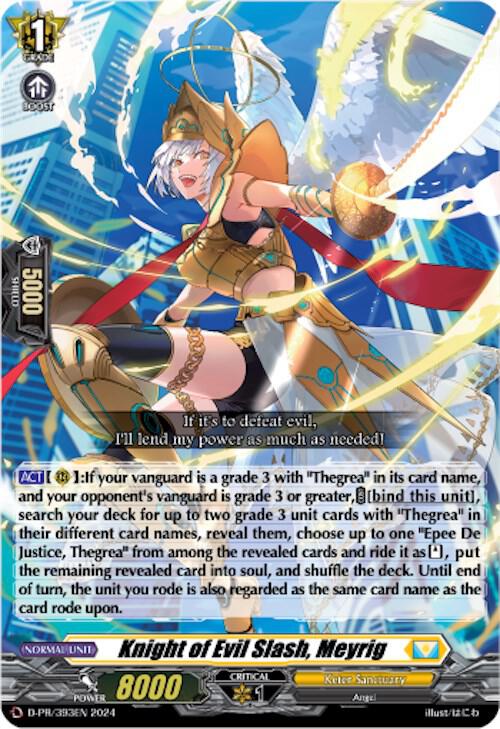 VANGUARD Knight of Evil Slash, Meyrig - D Promo Cards