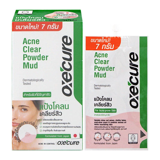 (BIGGER SIZE) OXE'CURE ACNE CLEAR POWER MUD 7G. - PRODUCT OF JAPAN