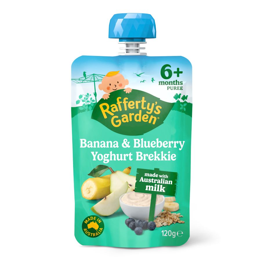 Rafferty’s Garden Baby Food Puree 120g – 6+ Months (All Flavors)