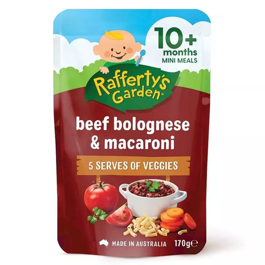 Rafferty’s Garden Mini Meals 170g – 10+ Months Baby Food Pouches (All Flavors)