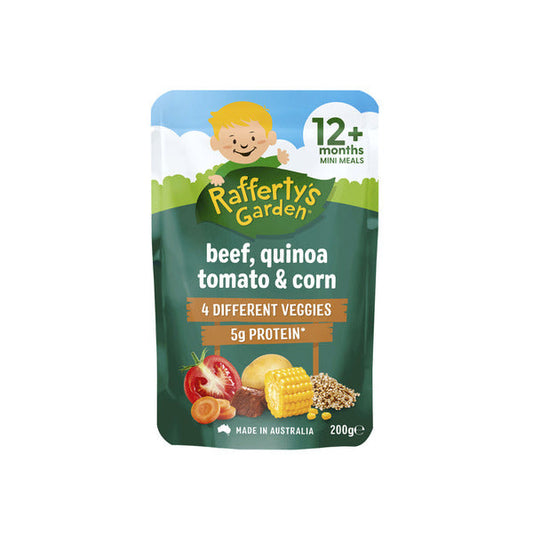 Rafferty’s Garden Mini Meals 200g – 12+ Months Baby Food Pouches (All Flavors)