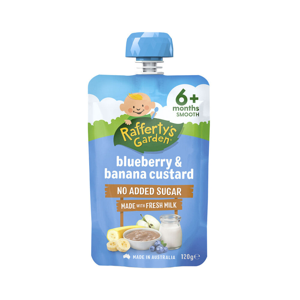 Rafferty’s Garden Baby Food Puree 120g – 6+ Months (All Flavors)