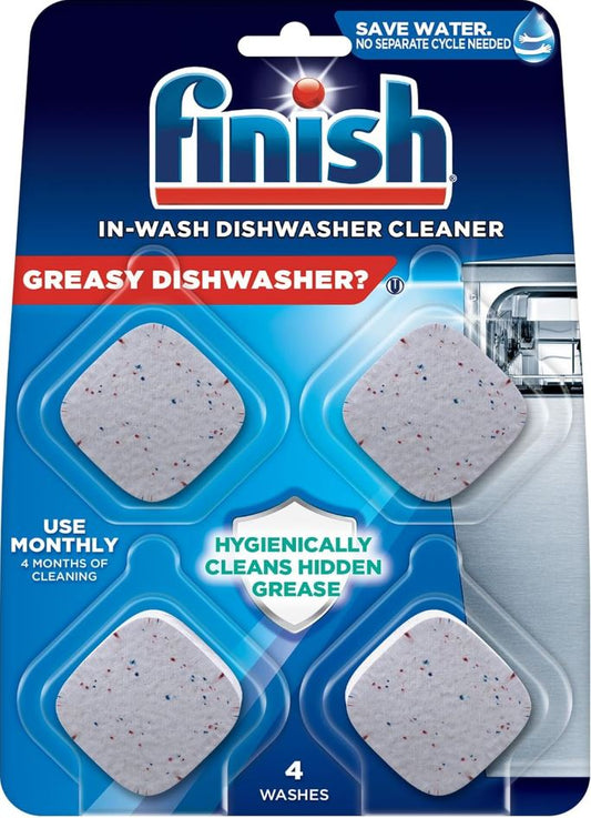 Finish Dishwasher Machine Cleaner Tabs
