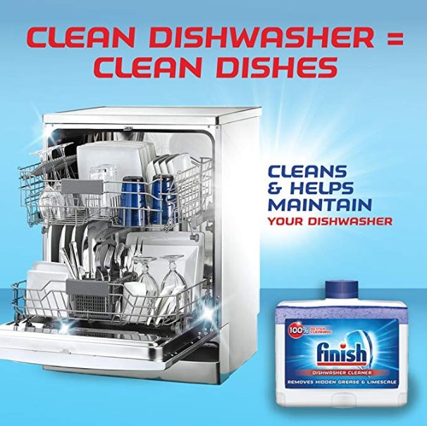 Finish Dishwasher Machine Cleaner (1 Bottle)