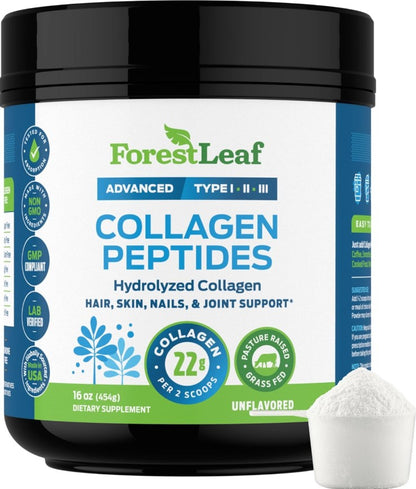 ForestLeaf Collagen Peptides (454g, Unflavored)