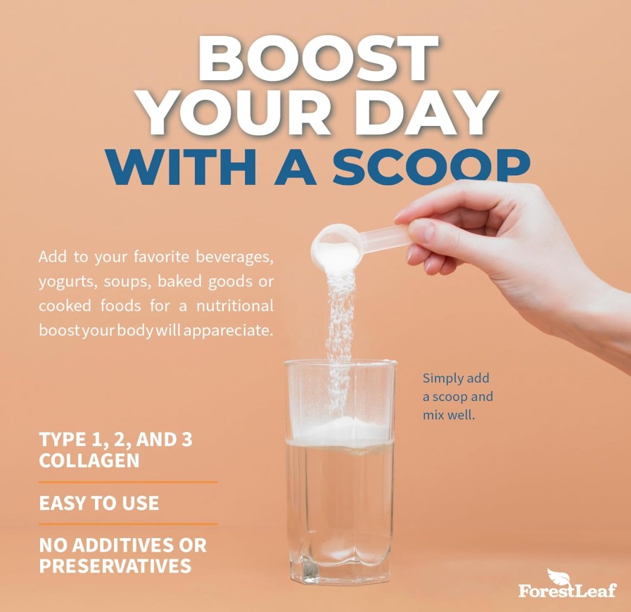 ForestLeaf Collagen Peptides (454g, Unflavored)