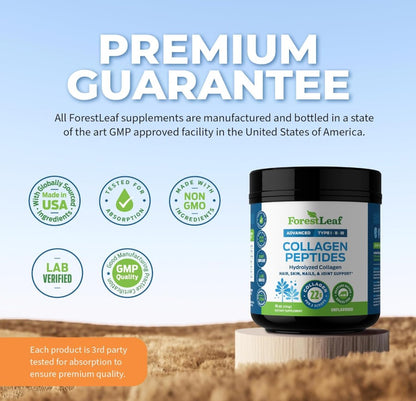 ForestLeaf Collagen Peptides (454g, Unflavored)