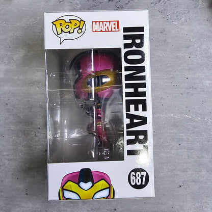 Funko Pop! Marvel #687 - Iron Heart SE with Used 0.5mm Protector (Authentic)