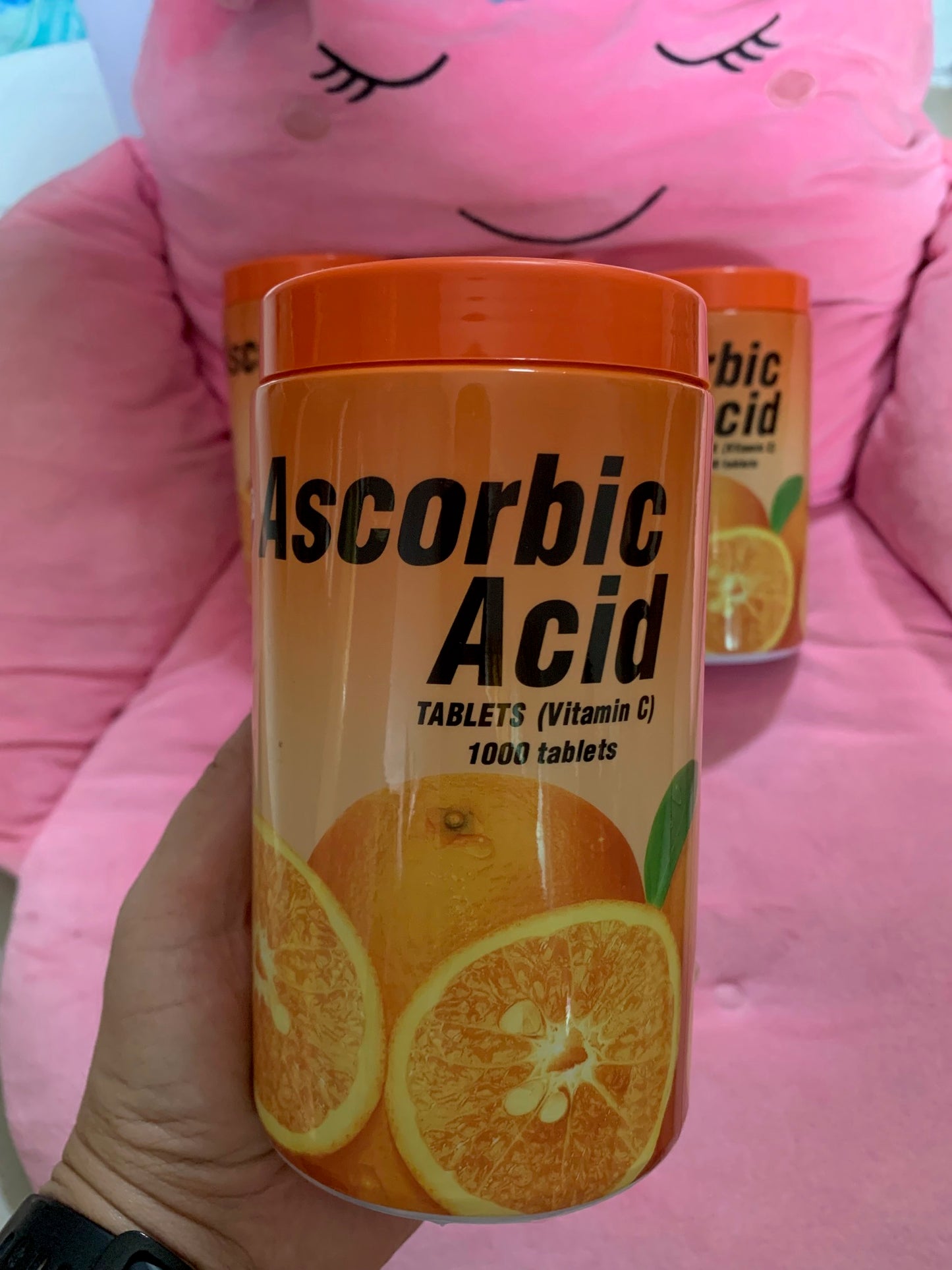 PATAR ASCORBIC ACID VITAMIN C ORANGE 50MG (1000 TABLETS)- AUTHENTIC FROM THAILAND