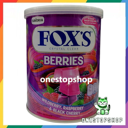 Fox's Crystal Clear Berries Candy 170g 水晶透明糖果 杂莓味
