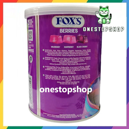 Fox's Crystal Clear Berries Candy 170g 水晶透明糖果 杂莓味
