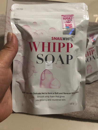 100% AUTHENTIC NAMU LIFE SNAIL WHITE WHIPP SOAP 100g