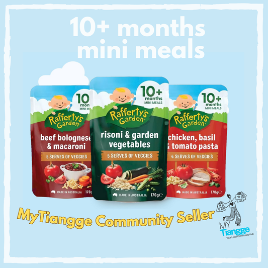 Rafferty’s Garden Mini Meals 170g – 10+ Months Baby Food Pouches (All Flavors)
