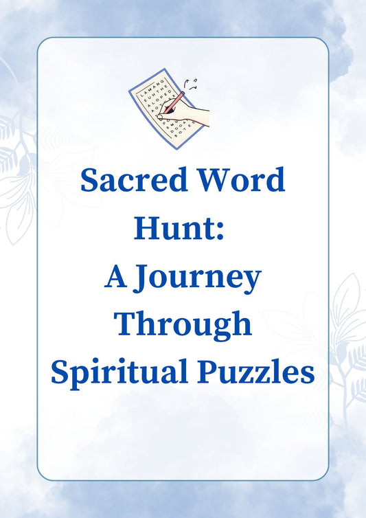 Sacred Word Hunt: A Journey Through Spiritual Puzzles